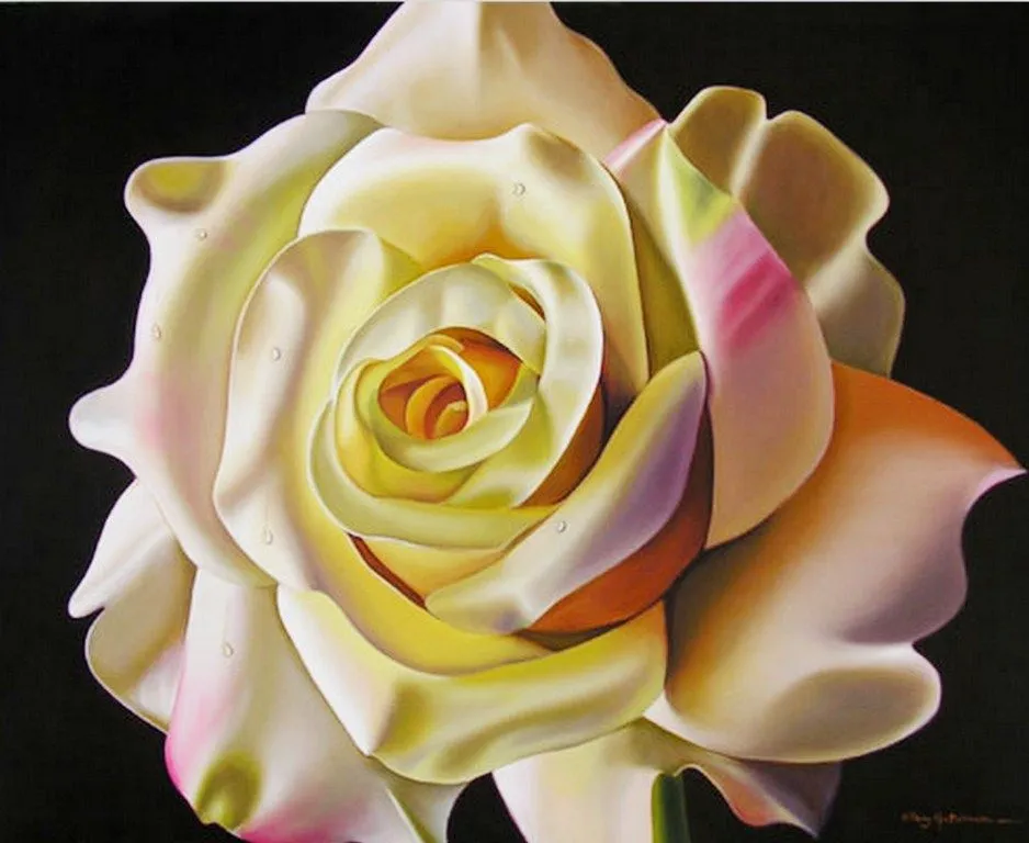 Paisajes y Bodegones al Óleo: Cuadro con hermosas flores