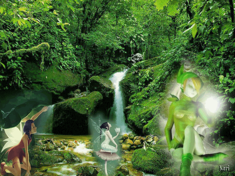Paisajes de bosques encantados animados - Imagui