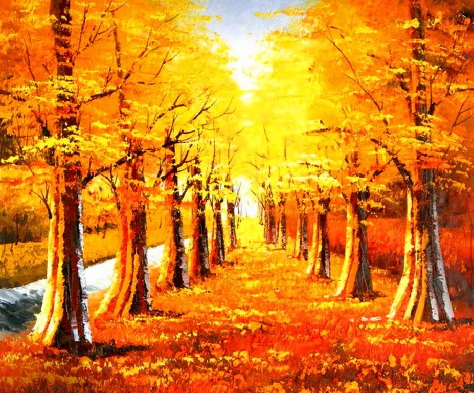 Paisajes y bosques óleo | Imágenes de Pinturas Paisajes y bosques óleo | Imágenes de Pinturas