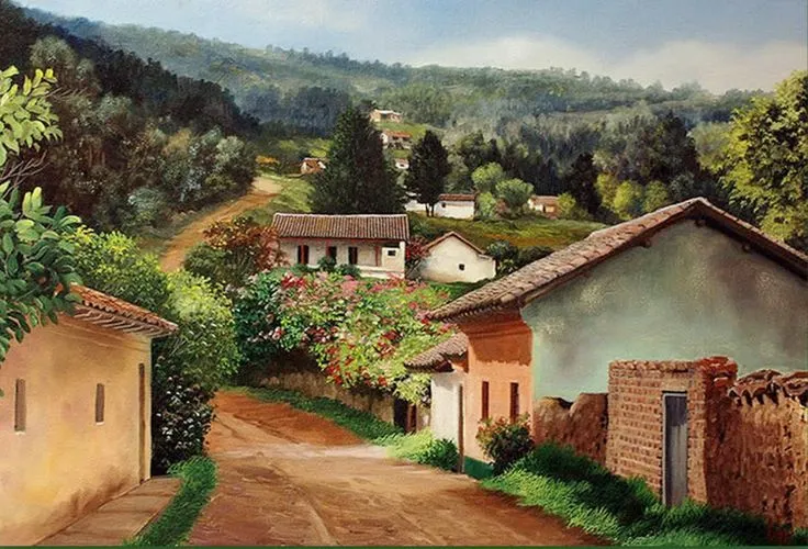 Paisajes Campesinos, José Orlando López | Art casas de campo ... Paisajes Campesinos, José Orlando López | Art casas de campo ...