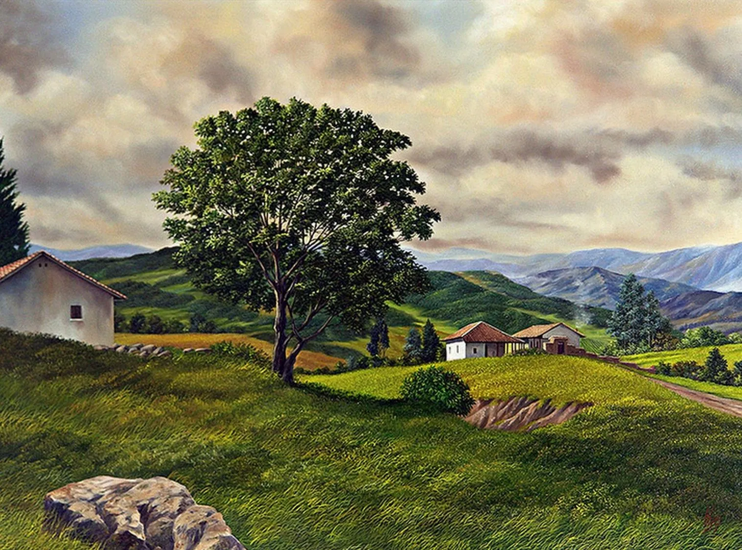 Paisajes del Campo, José Orlando López Molina | Pinturas al Óleo Paisajes del Campo, José Orlando López Molina | Pinturas al Óleo