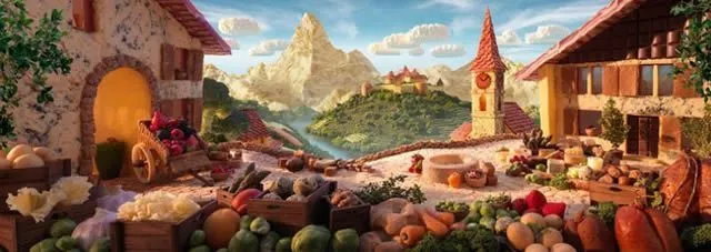 Paisajes de comida de Carl Warner – Marcianos