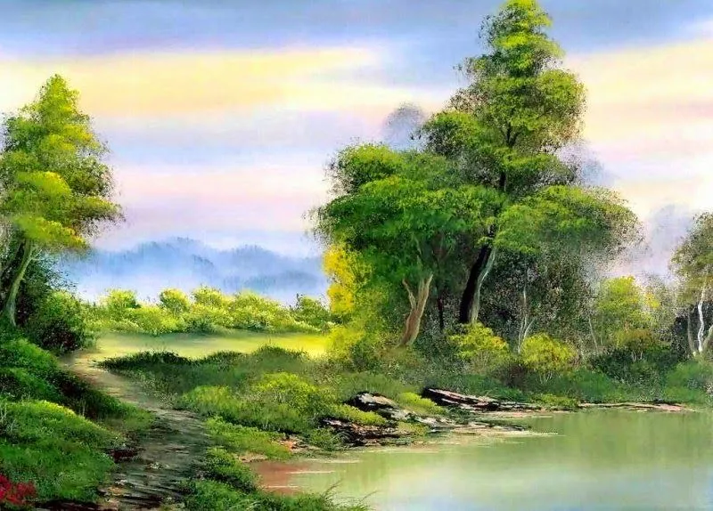 Cuadros Modernos Pinturas : Paisajes Decorativos Hermosos Pintados ... Cuadros Modernos Pinturas : Paisajes Decorativos Hermosos Pintados ...