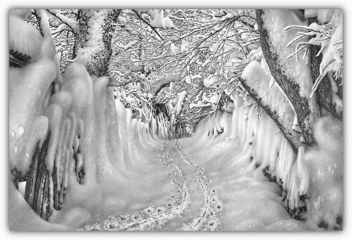 Paisajes dibujados a lapiz - Imagui