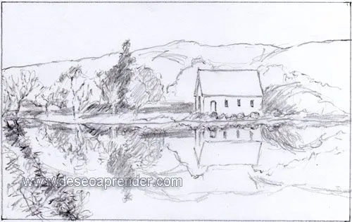 Paisajes para dibujar a lapiz - Imagui