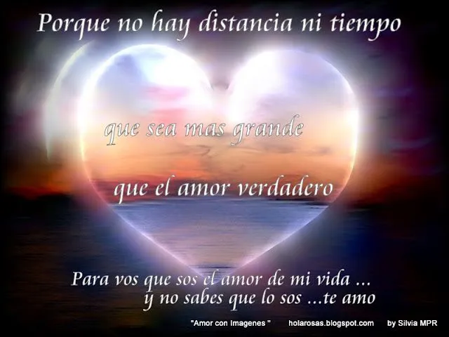 Frases de amor en paisajes - Imagui