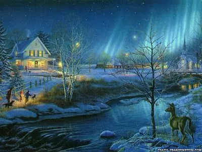 Paisajes de invierno nevados de Navidad | BUENA NAVIDAD