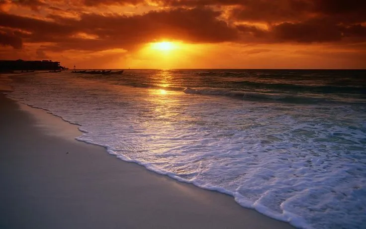 seashore wallpaper | Sunset Beach Wallpapers8 |HD Wallpapers Fan ...