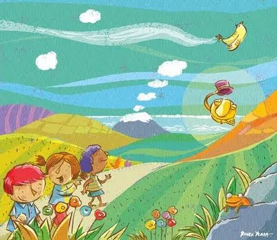 Paisajes para niños primaria - Imagui