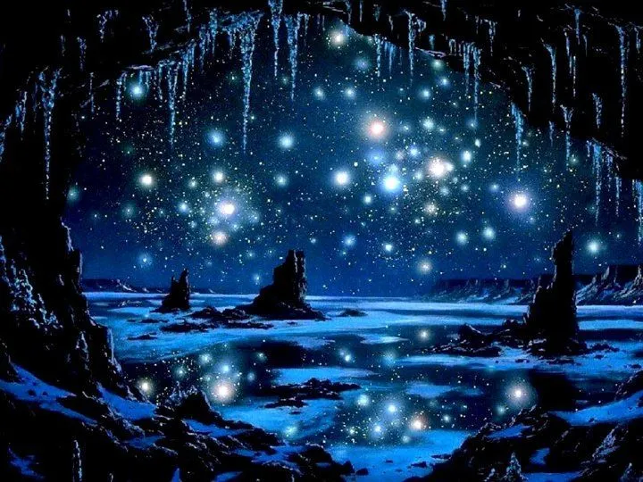 Paisajes Nocturnos Con Luna Y Estrellas