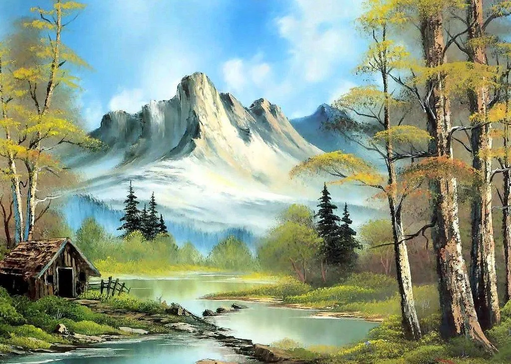 Paisajes al Óleo Bob Ross | Bodegones y Paisajes Cuadros al Óleo Paisajes al Óleo Bob Ross | Bodegones y Paisajes Cuadros al Óleo