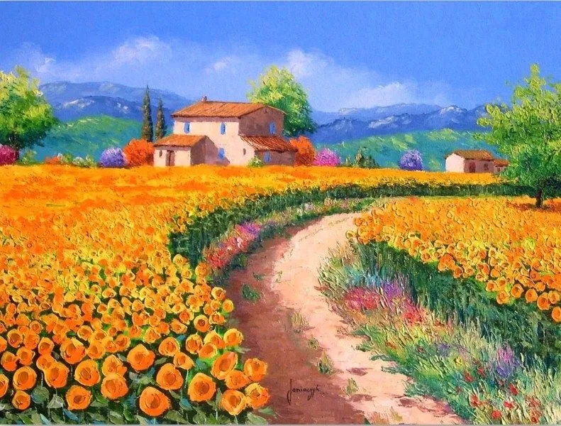 Paisajes Pintados Con Acuarelas