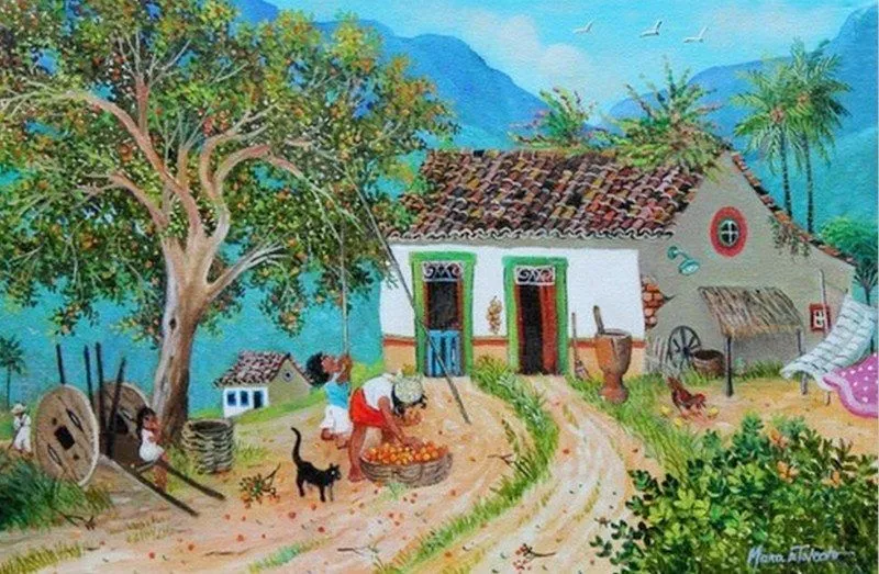 Paisajes: Pinturas de Arte Primitivista, Mara D. Toledo ... Paisajes: Pinturas de Arte Primitivista, Mara D. Toledo ...