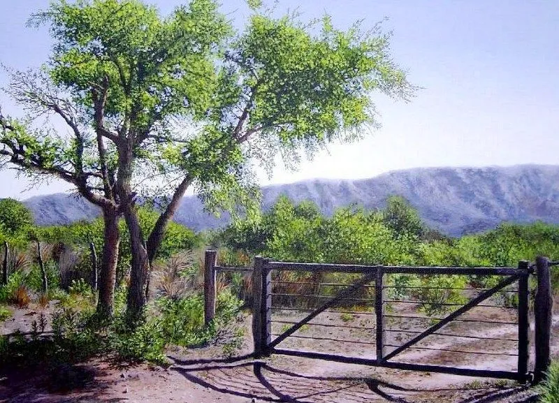 Paisajes realistas pintura acrílico | El club del arte, pinturas