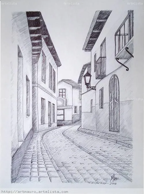 Paisajes urbanos dibujos faciles - Imagui