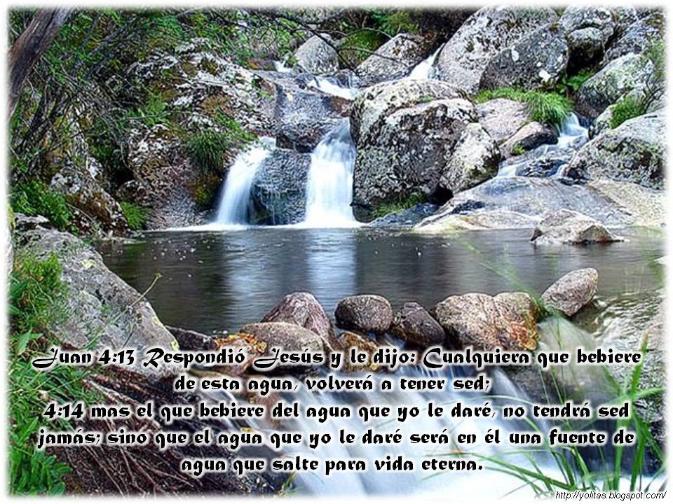 Paisajes con Versiculos Juan 4:13