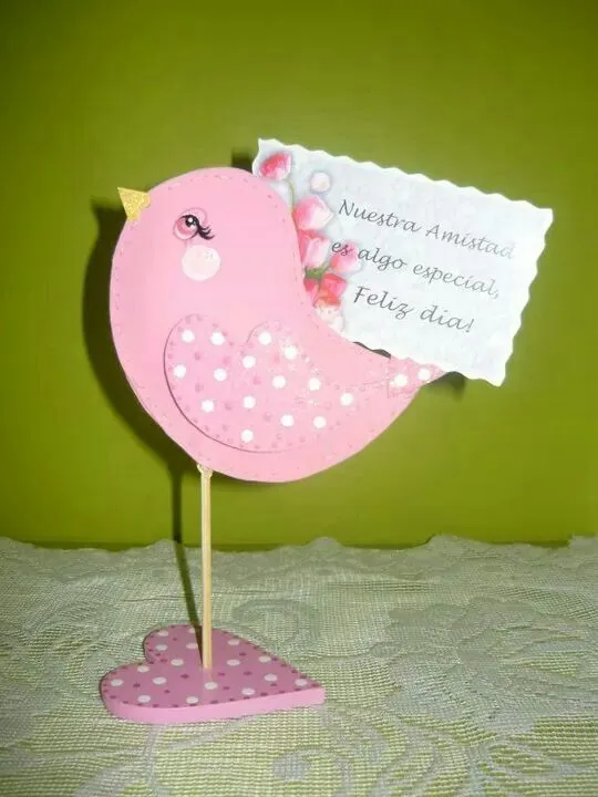 Pajarito de goma eva | Fiesta | Pinterest