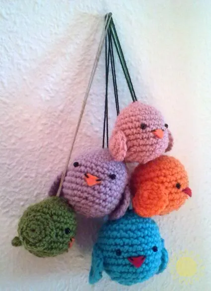 Pajaritos crochet patron - Imagui