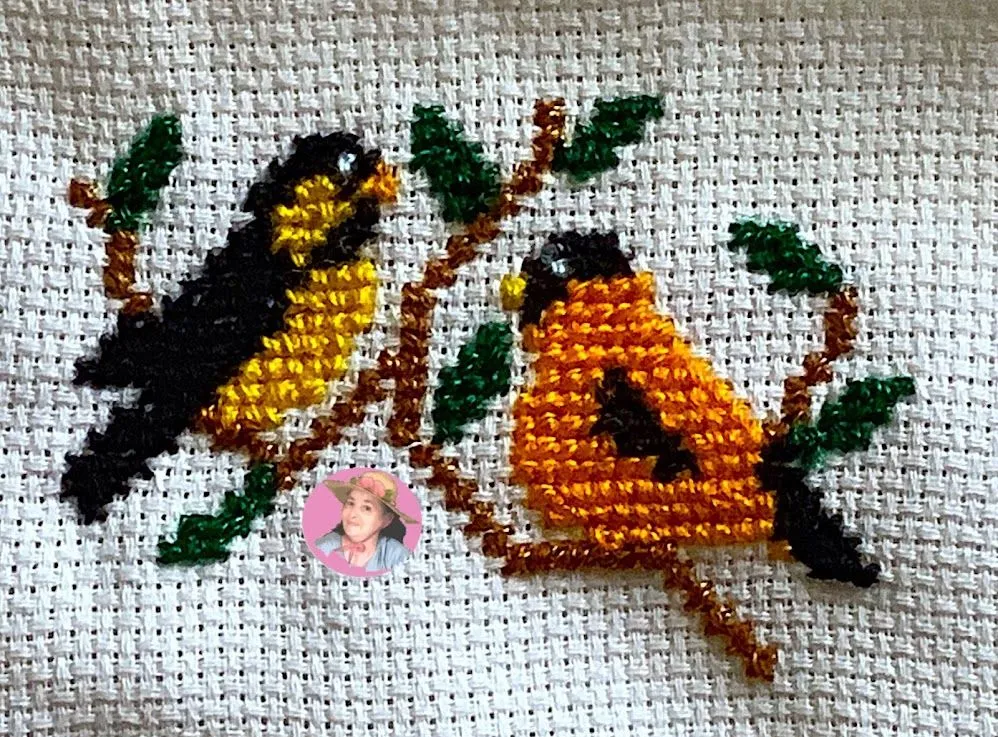 Pajaritos en punto de cruz chico - La Abuelita de las Costuras Pajaritos en punto de cruz chico - La Abuelita de las Costuras