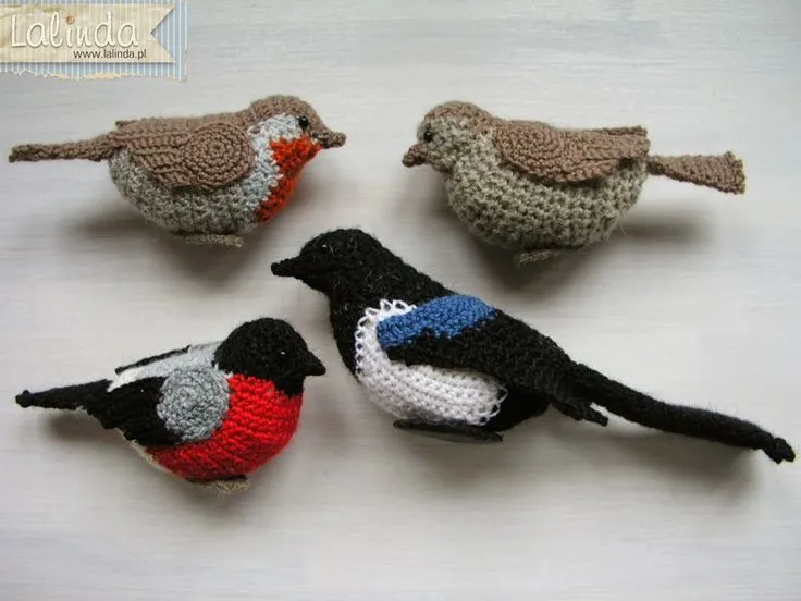 Pájaro de Crochet Amigurumi - Patrón Gratis en Español ( Click en ...