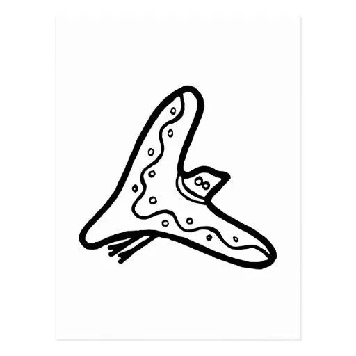 Pájaro, dibujo australiano (aborigen) postal | Zazzle