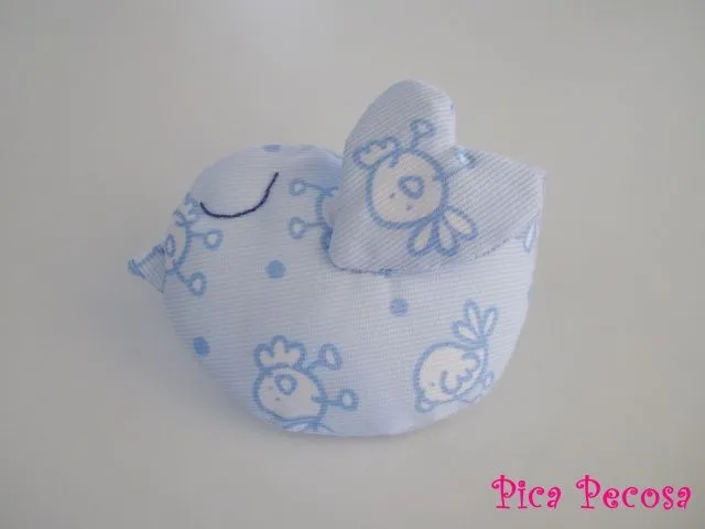 Pájaro de tela para un bebé | Pica Pecosa