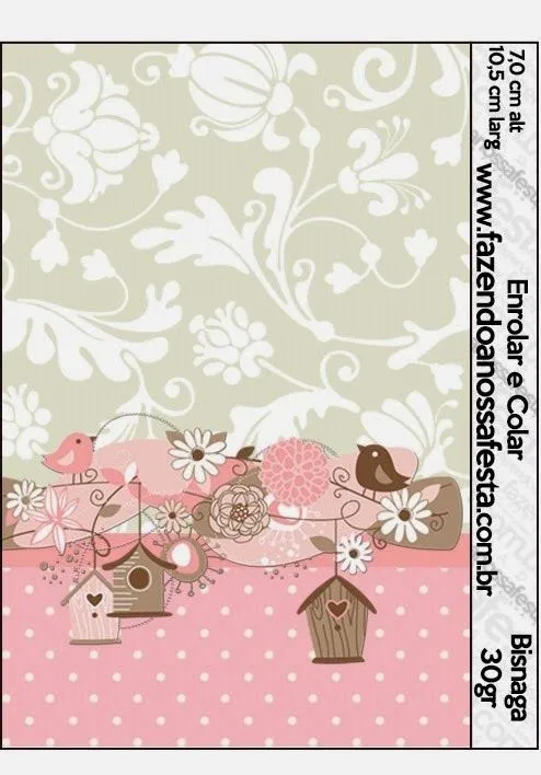 Pájaros y Jaulas: Etiquetas para Candy Bar para Imprimir Gratis ...