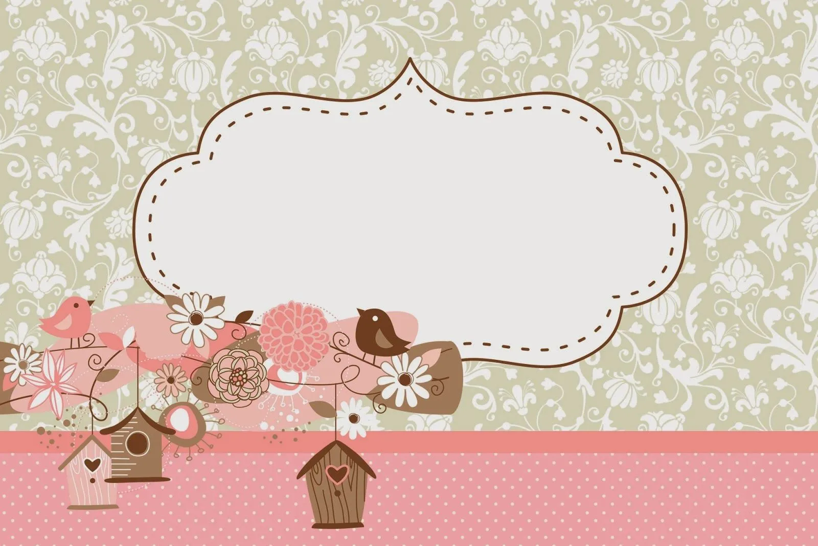 Pájaros y Jaulas: Invitaciones para Imprimir Gratis. | Ideas y ... Pájaros y Jaulas: Invitaciones para Imprimir Gratis. | Ideas y ...