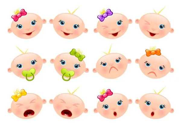 Imágenes animadas de caritas de bebés - Imagui