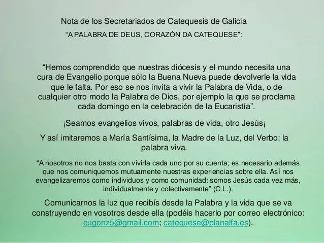 Palabra de vida