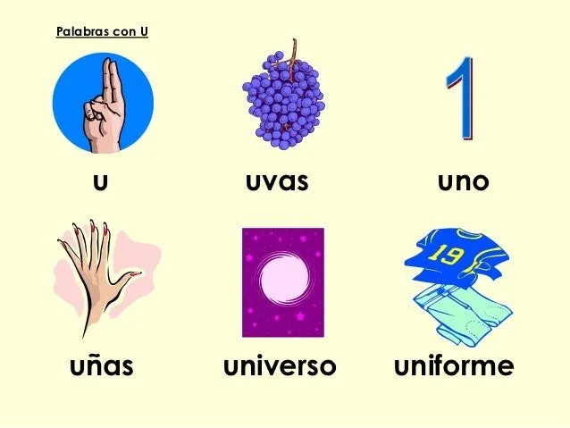 Palabras con u con imagenes - Imagui