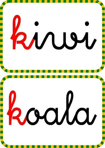 PALABRAS CON K