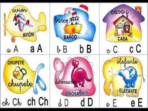 PALABRAS CON EL ABECEDARIO!!!! - YouTube