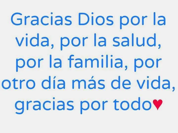 Palabras de agradecimiento a Dios - Ejemplos De