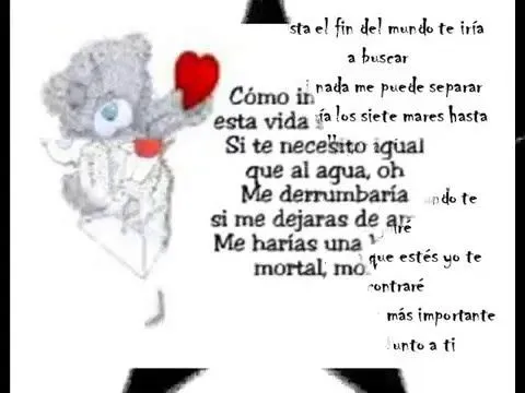no tengo palabras para decir cuanto te amo - YouTube