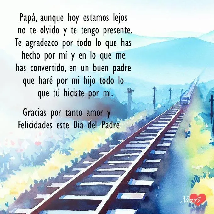 Palabras bonitas y mensajes para felicitar el Día del Padre