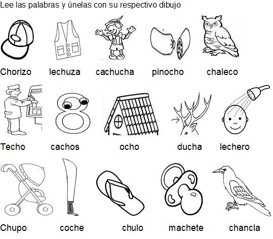 Palabras que empiecen con ch - Imagui