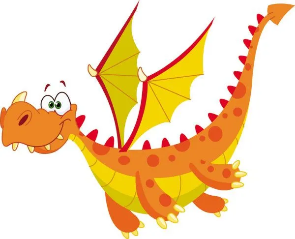 Imagen de un dragon en caricatura - Imagui