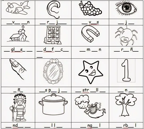 Palabras que comienzan con vocales | Material para maestros ...