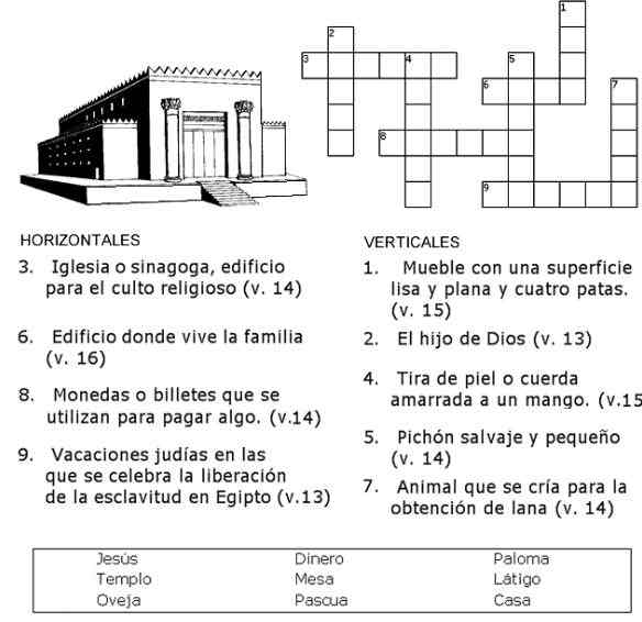 Palabras cruzadas para imprimir - Imagui