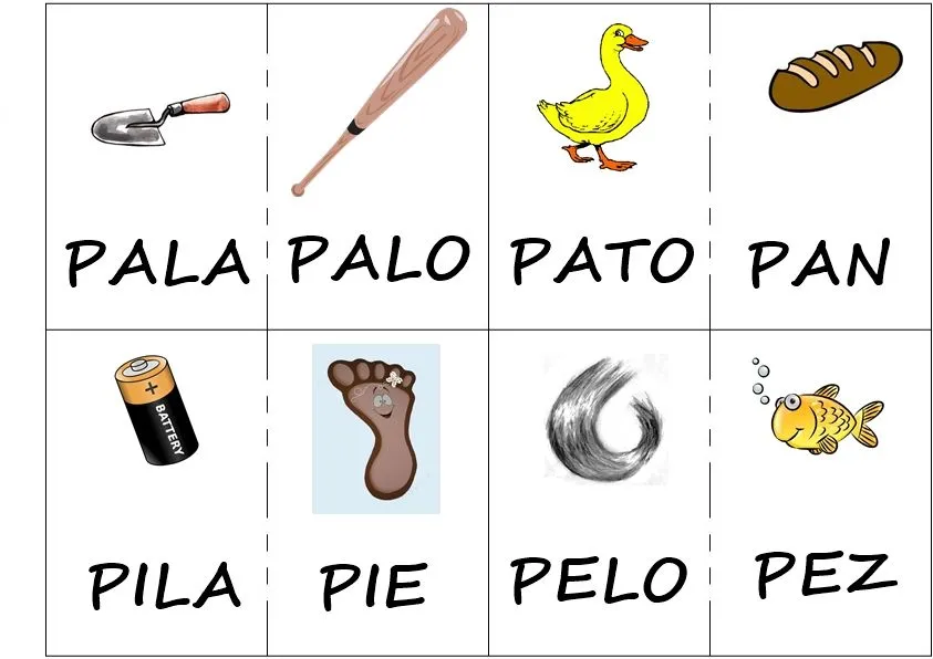 Palabras con P con descargable | Educo en casa Palabras con P con descargable | Educo en casa