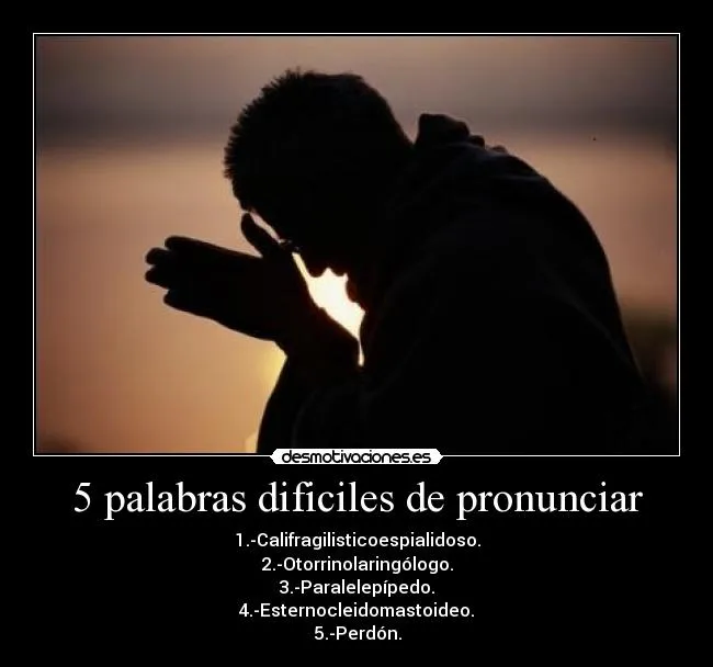 5 palabras dificiles de pronunciar | Desmotivaciones
