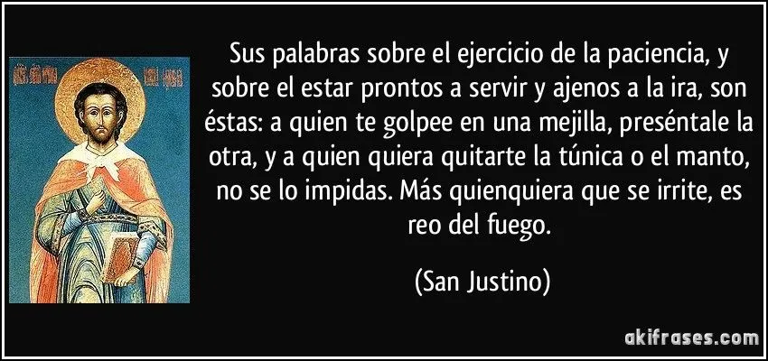 Sus palabras sobre el ejercicio de la paciencia, y sobre el... Sus palabras sobre el ejercicio de la paciencia, y sobre el...