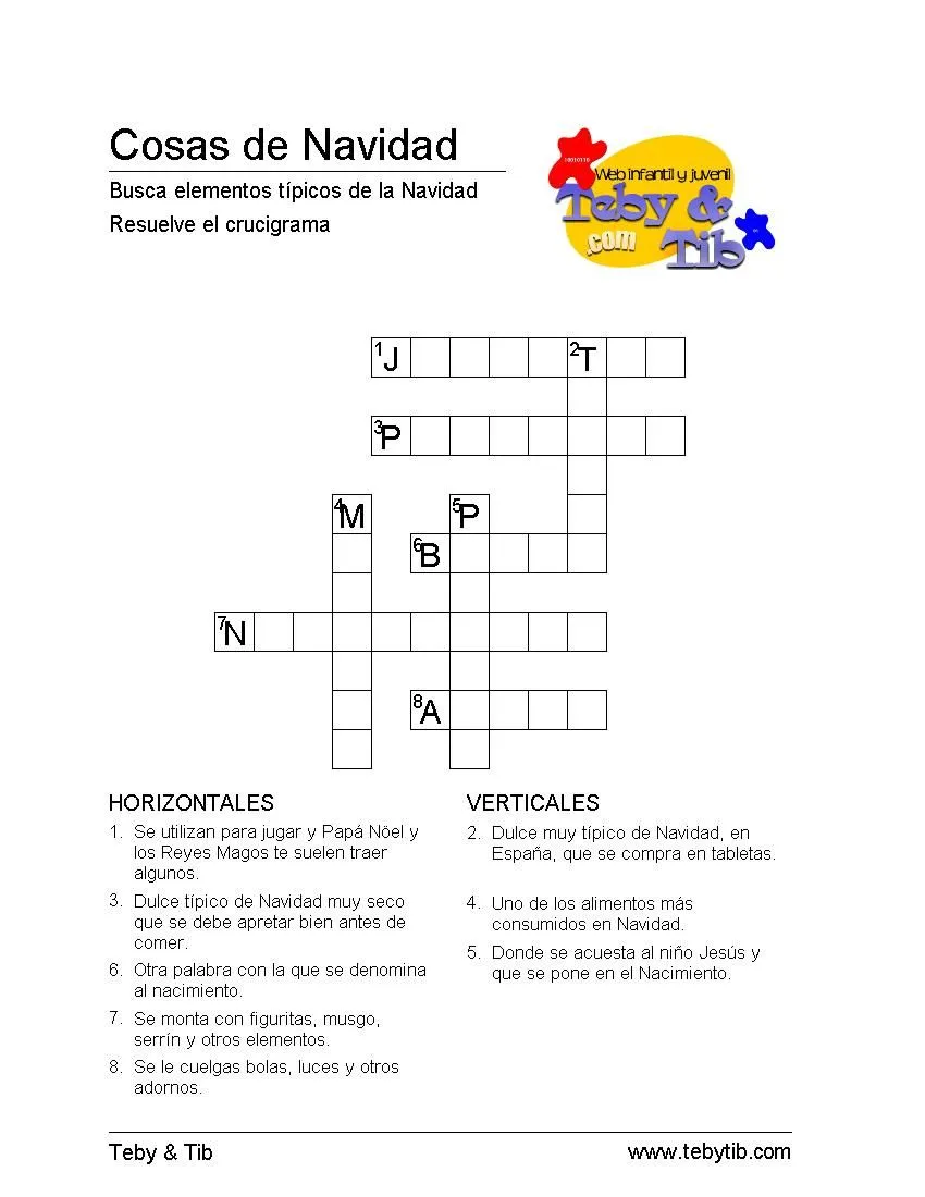 9 palabras. Elementos típicos de la Navidad. Teby y Tib - Portal ... 9 palabras. Elementos típicos de la Navidad. Teby y Tib - Portal ...