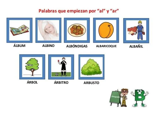 Palabras que empiecen con a en inglés - Imagui