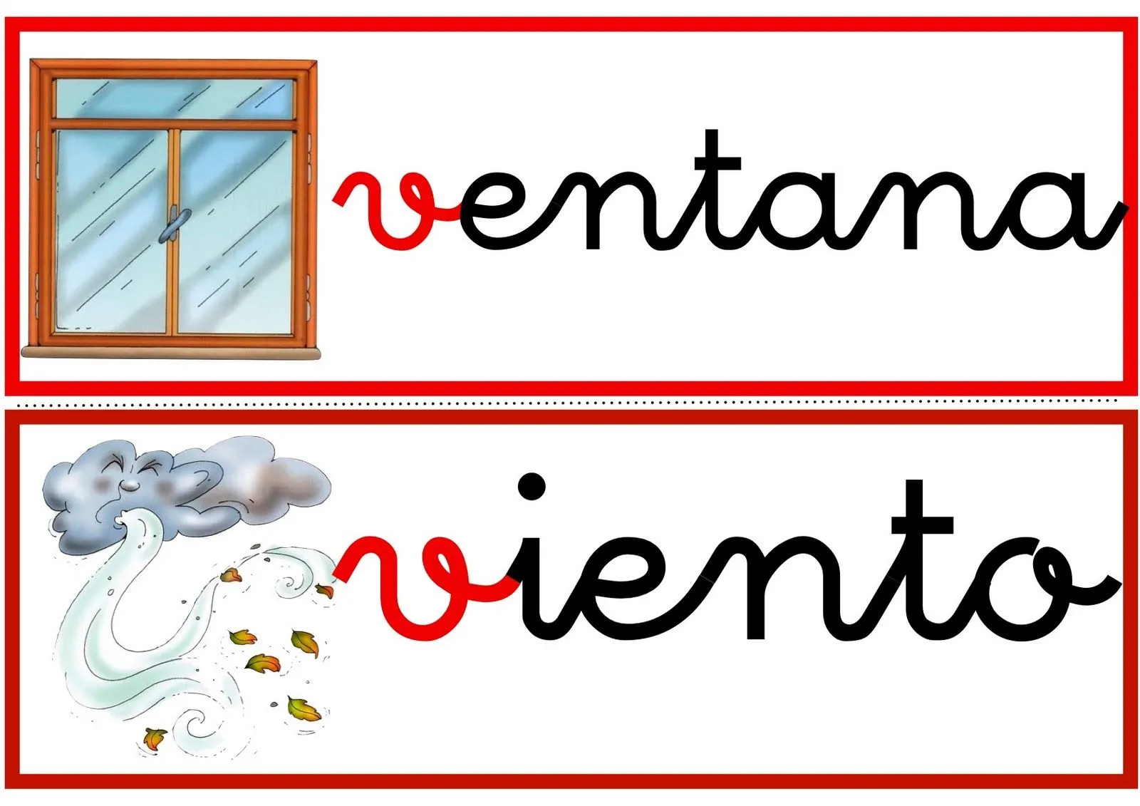 Palabras con V | Escuela en la Nube