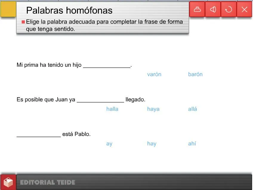 PALABRAS HOMÓFONAS | JUGANDO Y APRENDIENDO PALABRAS HOMÓFONAS | JUGANDO Y APRENDIENDO