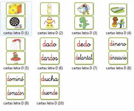 Palabras con d - Imagui