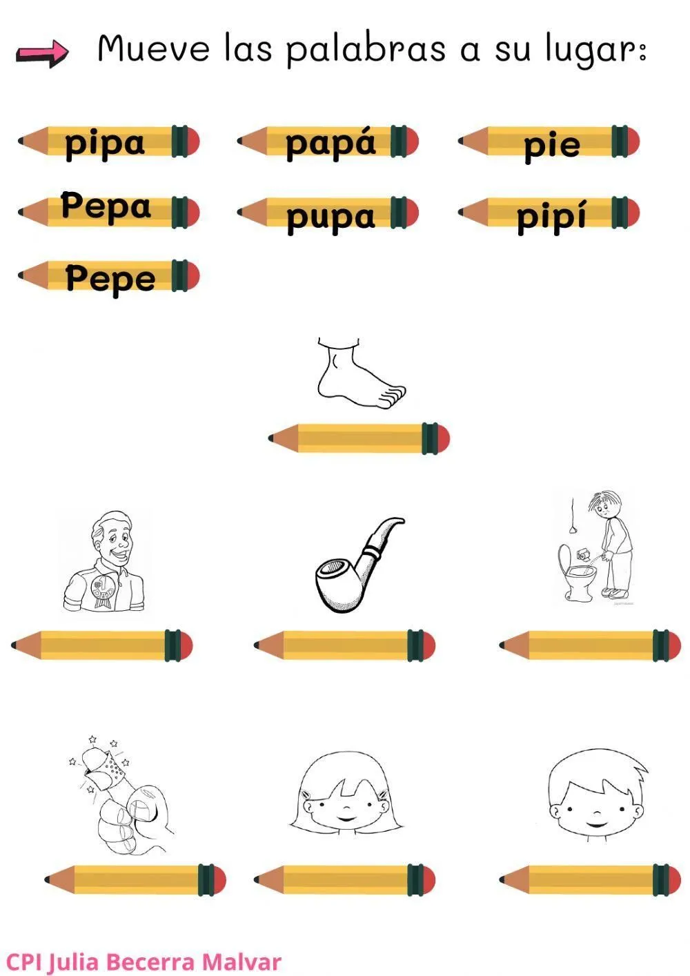 Palabras con p interactive activity | Live Worksheets Palabras con p interactive activity | Live Worksheets