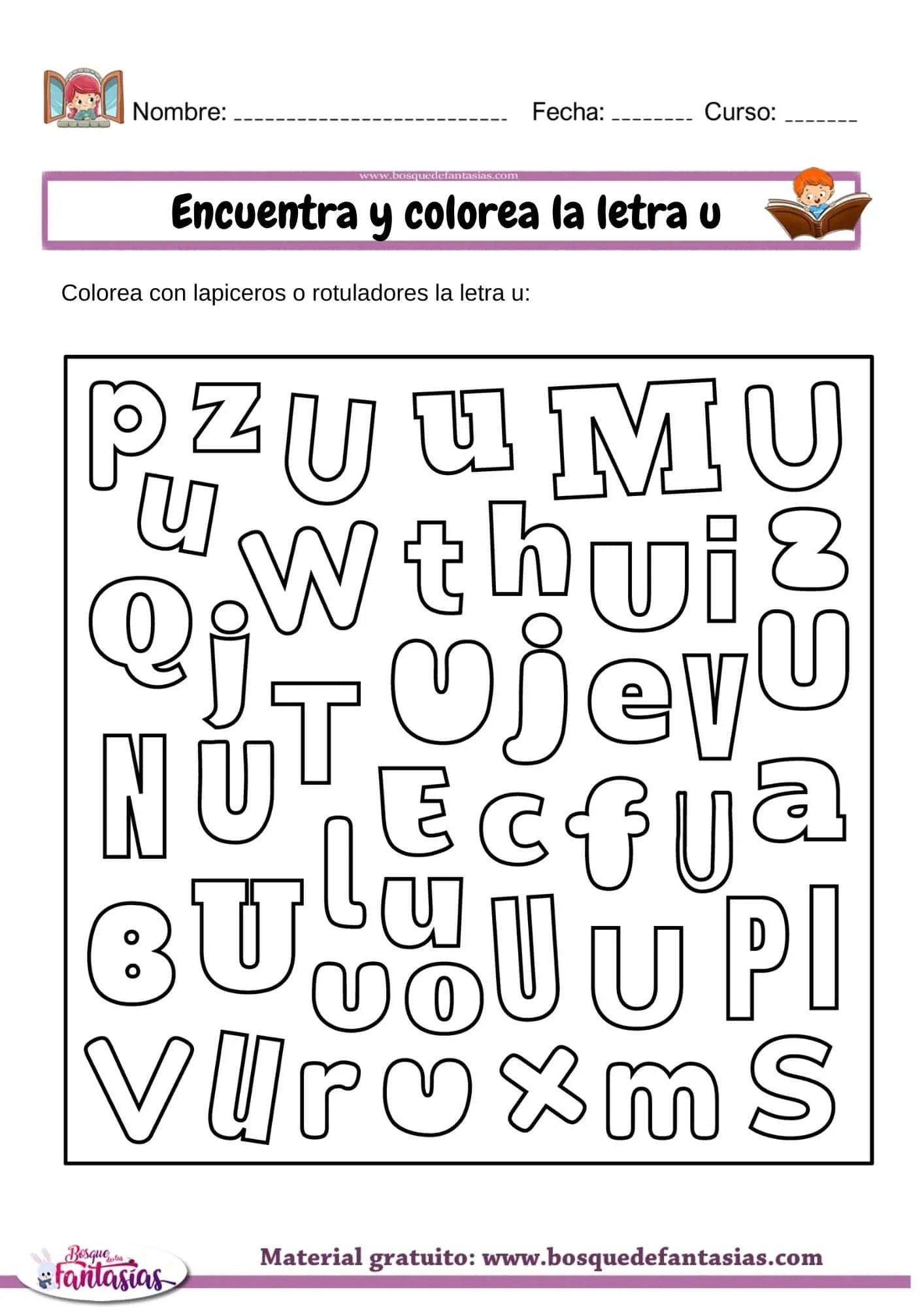 Palabras con la letra U : Actividades y ejemplos para niños Palabras con la letra U : Actividades y ejemplos para niños